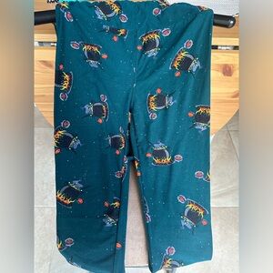 Lularoe buttery soft leggings. Halloween theme. Gently used, maybe 3 times